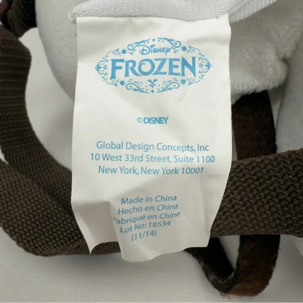 Disney Frozen Olaf Plush Backpack & Mini Purse Set Kids Snowman